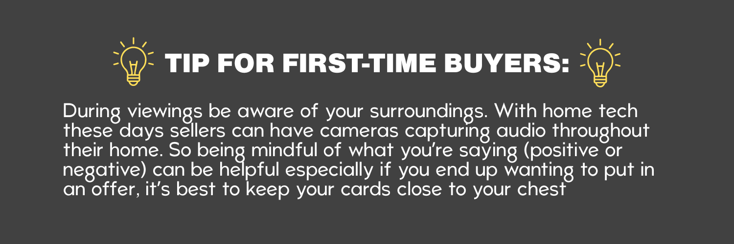 First-time homebuyer tips while viewing homes